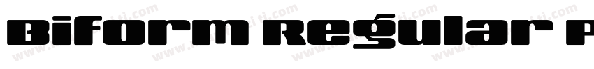 Biform Regular Pixel Typeface字体转换
